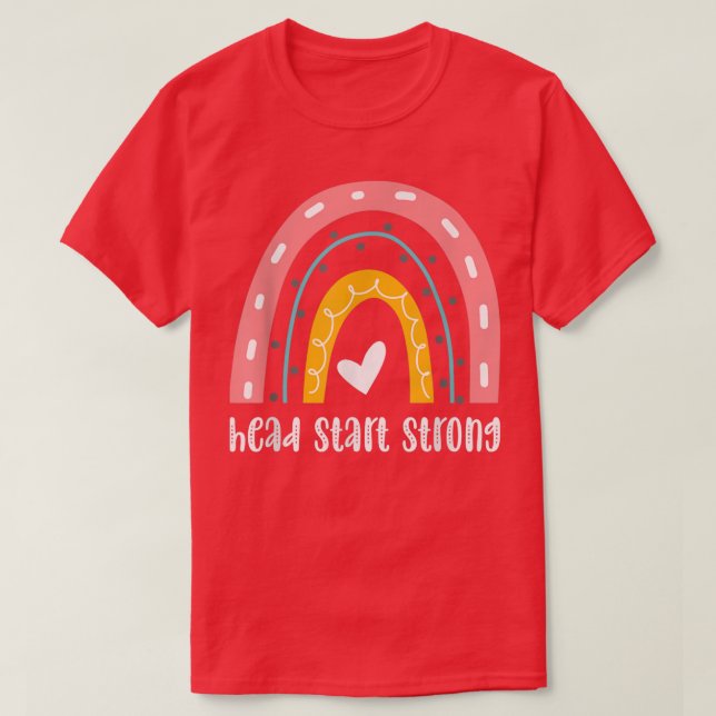 Kopfstart starke Bildung im frühen Kindesalter T-Shirt (Design vorne)