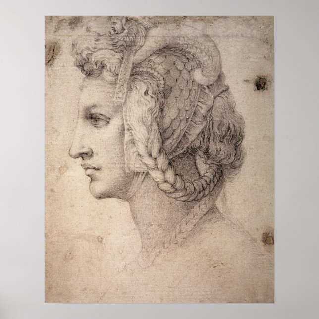 Kopfstudie Poster (Vorne)