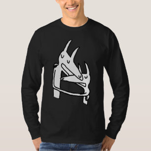 Kopfstütze des Autos - Zweifache Fantasie T-Shirt