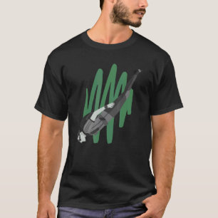 Kopfüber-Fliegen Fallschirmspringen T-Shirt
