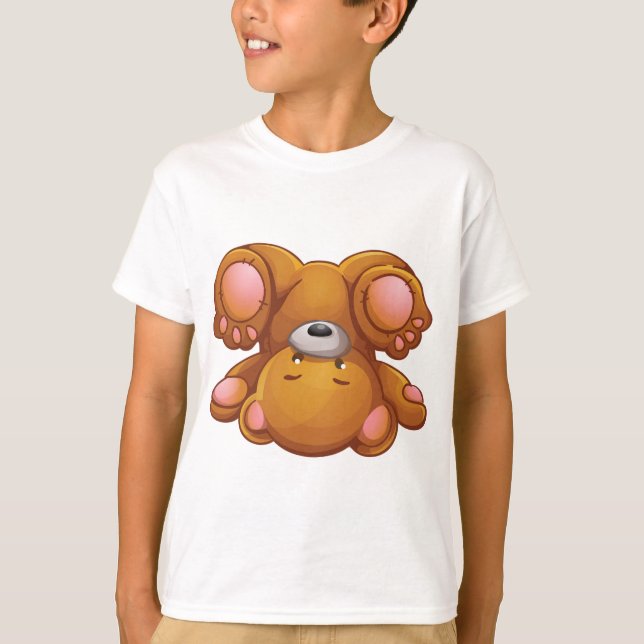 Kopfüber-Teddybär T-Shirt (Vorderseite)