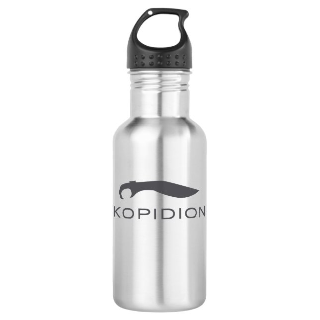 Kopidion-Logo-Wasserflasche Edelstahlflasche (Vorderseite)