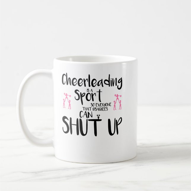 Kopie der Cheerleader Coach Sport Liebe Kaffeetasse (Links)