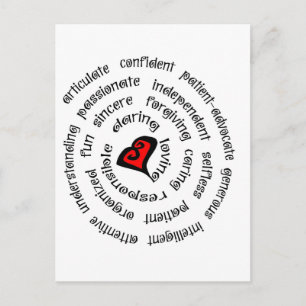 Kopie der Herzkrankenschwester Postkarte