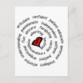Kopie der Herzkrankenschwester Postkarte