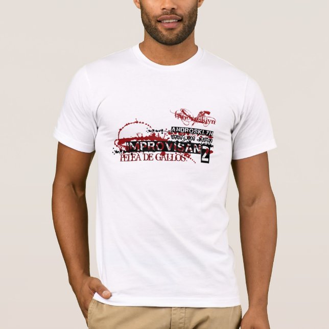 Kopie des ENTWURFS IMPROVISAN2, androsklyn tira PO T-Shirt (Vorderseite)