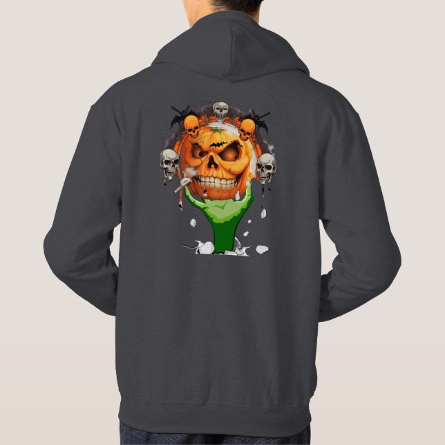 Kopie des Jacks, halloween T - Shirt (Rückseite)