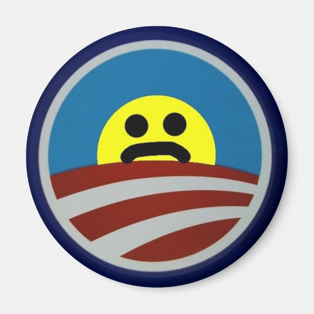 Kopie des Obama-Logos-712385 Magnet (Vorne)