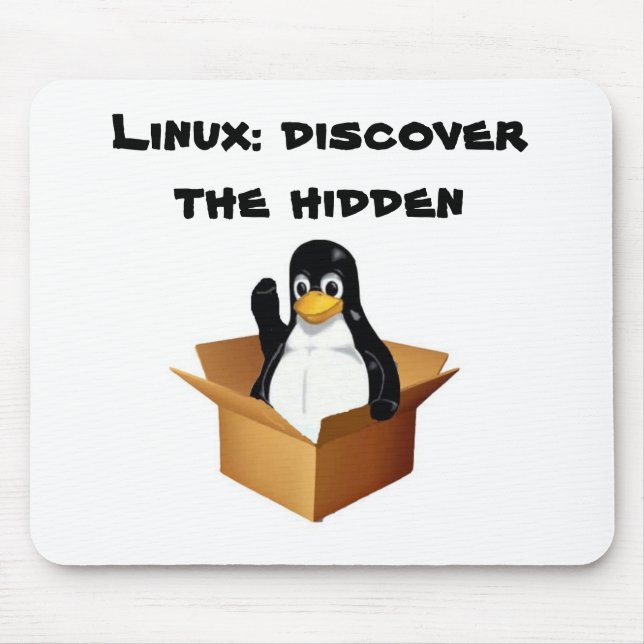 Kopie des Pinguins box1, Linux: entdecken Sie Mousepad (Vorne)