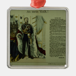 Kopie einer Erklärung von Frederick III Ornament Aus Metall