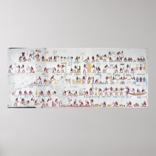 Kopie eines Reliefs aus dem Grab von Iby Poster