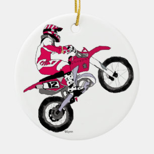 Kopie Motocross300 Keramik Ornament