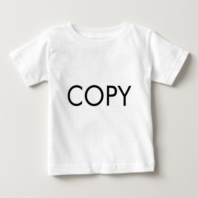 KOPIE UND PASTE BABY T-SHIRT (Vorderseite)