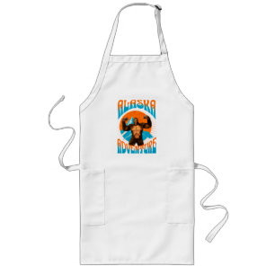 Kopie von Alaska Adventure Funny Sasquatch Lange Schürze