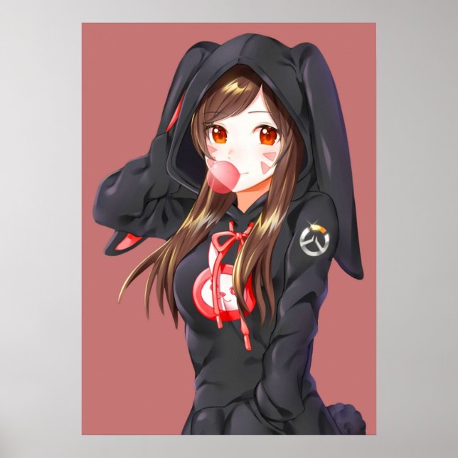 Kopie von Anime Girl Poster (Vorne)