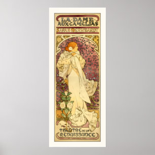 Kopie von Original Mucha: La Dame aux Camélias Poster