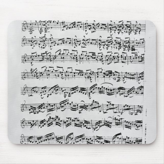 Kopie von 'Partita in d-Moll für Violin Mousepad (Vorne)