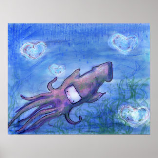 Kopie von Riesen- und Quallenfischen Poster