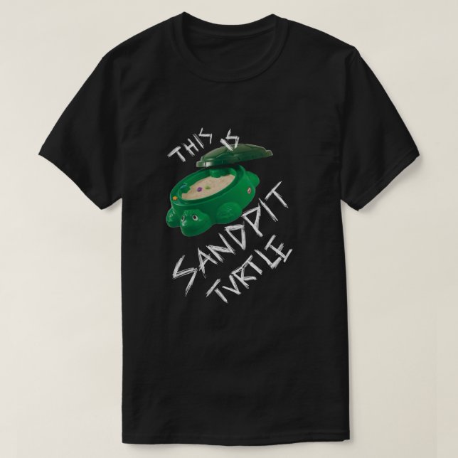 Kopie von This is Sandpit Turtle - bmth meme - whi T-Shirt (Design vorne)