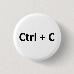 Kopien-Pasten-Zwillinge Ctrl C Ctrl V Button