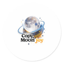 Kopiere Mond Freude Himmelsplanet Grafik STICKER