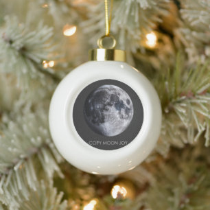 Kopiere Mond Freude Keramik Kugel-Ornament