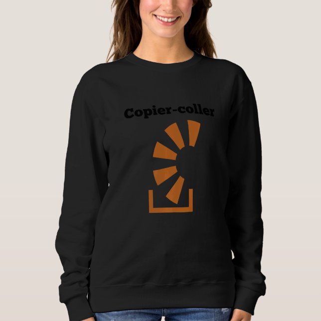 Kopieren Einfügen Programmierer Softwareentwickler Sweatshirt (Vorderseite)