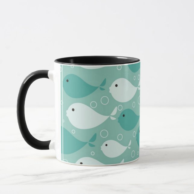 kopieren Sie mit Fischen 2 Tasse (Links)
