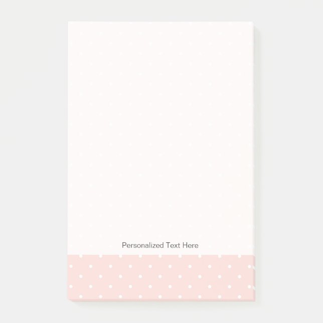 Kopieren Sie mit weißen Tupfen 2 Post-it Klebezettel (Vorderseite)