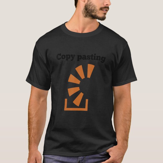 Kopieren von Programmier-Coder-Software-Entwickler T-Shirt (Vorderseite)
