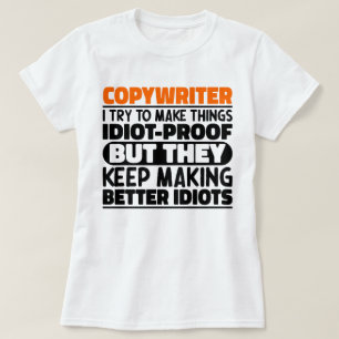 Kopierer Ich versuche Dinge zu machen Lustige Sprü T-Shirt