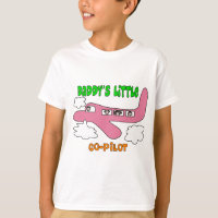 Kopilot-" T - Shirts "des Vatis des Pilot