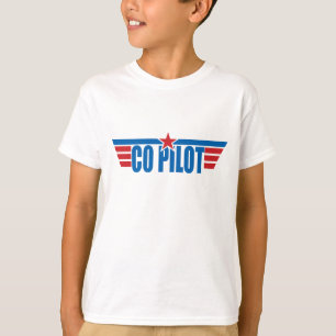 Kopilot Wings Abzeichen - Luftfahrt T-Shirt