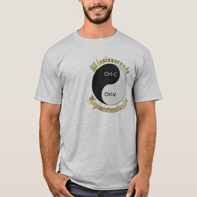 Kopimism (Kopimi) T-Shirt (Vorderseite)
