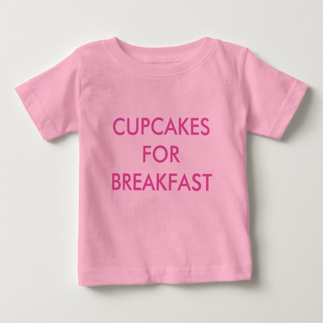 KOPKEN FÜR DAS FRÜHSTÜCK Pink Baby Bodysuit Baby T-shirt (Vorderseite)
