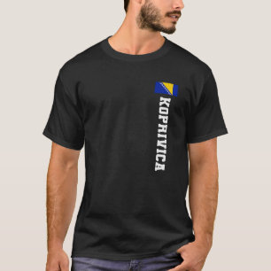 Koprivica Bosnien Flagge Nachname Coat of Arm Embl T-Shirt
