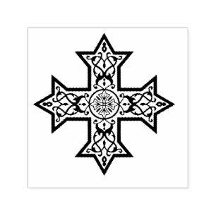 Koptisches Kreuz Premium Fine Art Permastempel