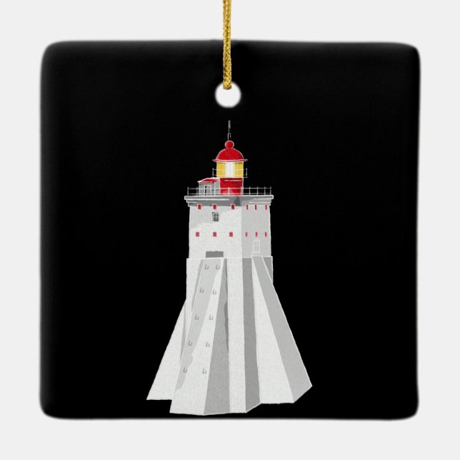 Kopu Lighthouse Keramikornament (Rückseite)