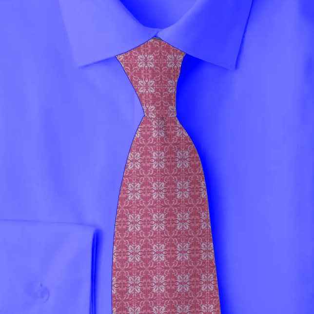 Koralle Arabesque Krawatte (Von Creator hochgeladen)