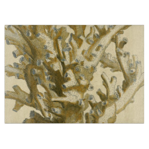 Koralle durch das Meer Schneidebrett