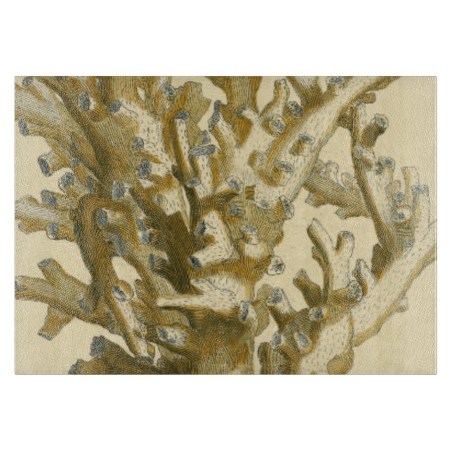 Koralle durch das Meer Schneidebrett (Vorderseite)