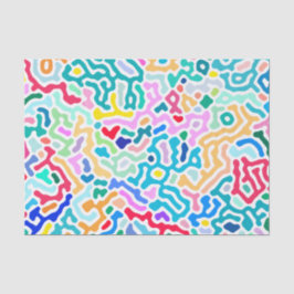 Koralle - glückliches buntes seidenpapier