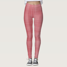 Koralle Kariert Leggings
