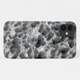 Koralle mit schwarz-weiß rundem Kissen Case-Mate iPhone Hülle