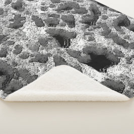 Koralle mit schwarz-weiß sherpadecke