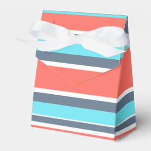 Korallen, blau und grau geschenkschachtel