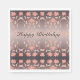 Korallen Blume Gemustert Serviette