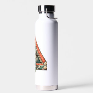 Korallen-Kompass-Auge-Wasserflasche Trinkflasche