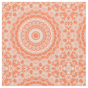 Korallen Mandala Geometrisches Muster Stoff