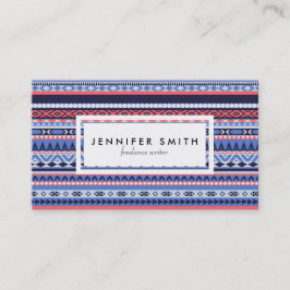 Korallen-, Marine- und blaue Visitenkarte